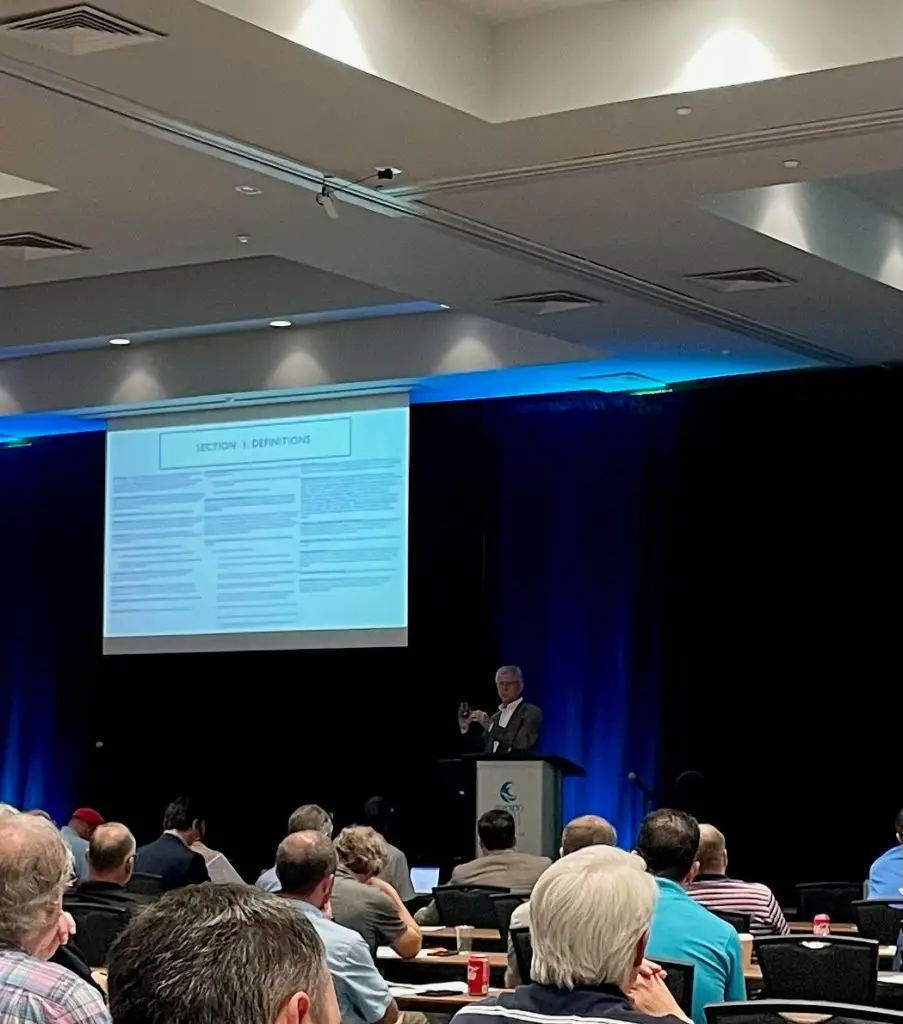 Craig Dillard spoke to County Engineers and Officials on Preparing for the Changes to 5G Infrastructure at the 2021 ACEA Annual Conference in Orange Beach, AL 1