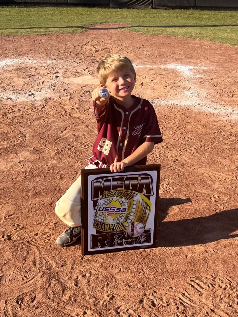 Baseball Team wins 2nd place at the usssa Mega Ring Tournement 1